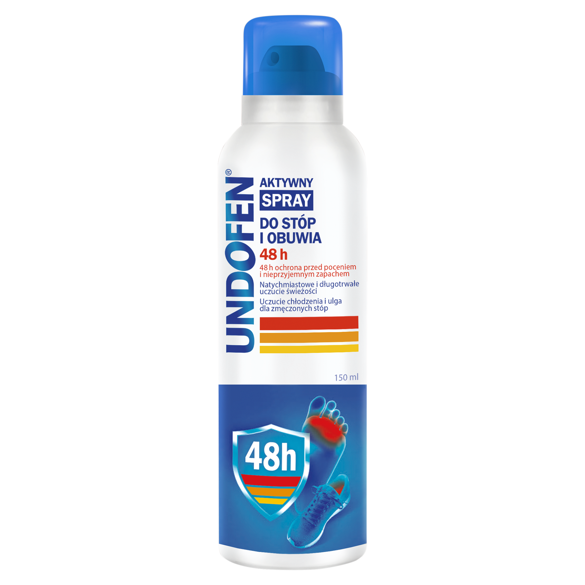 Undofen Aktywny Spray do stóp i obuwia 48 h - 150 ml - cena, opinie, stosowanie  zdjęcie
