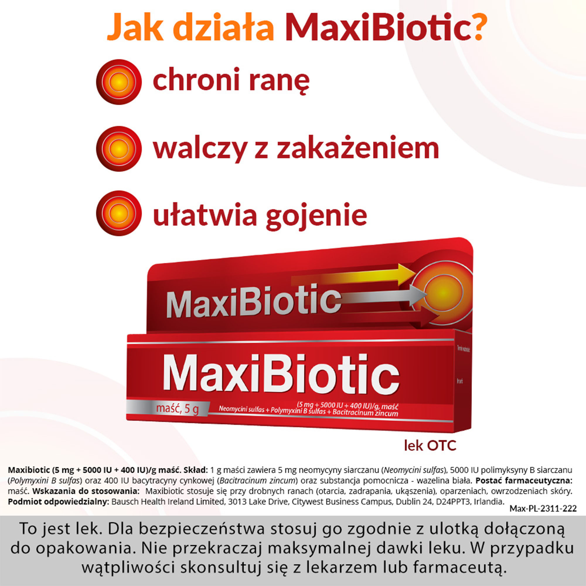 MAXIBIOTIC Maść, 5 g