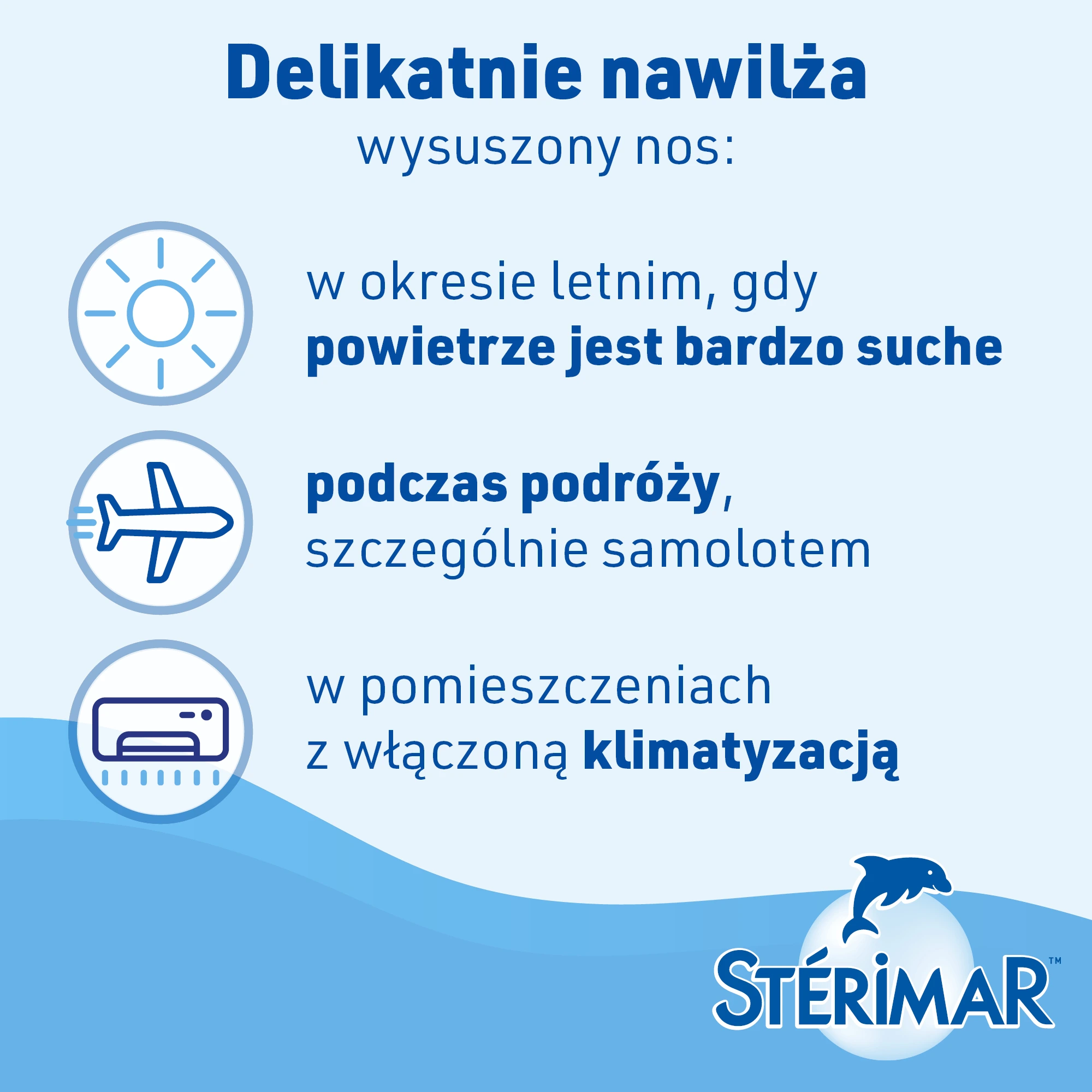 Sterimar Baby, Higiena nosa, fizjologiczny roztwór wody morskiej, dla dzieci 0-3, 100 ml