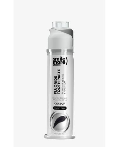 Hiskin Smile more Rewitalizująca szkliwo pasta do zębów Węgiel i Słodka mięta, 100 ml  zdjęcie