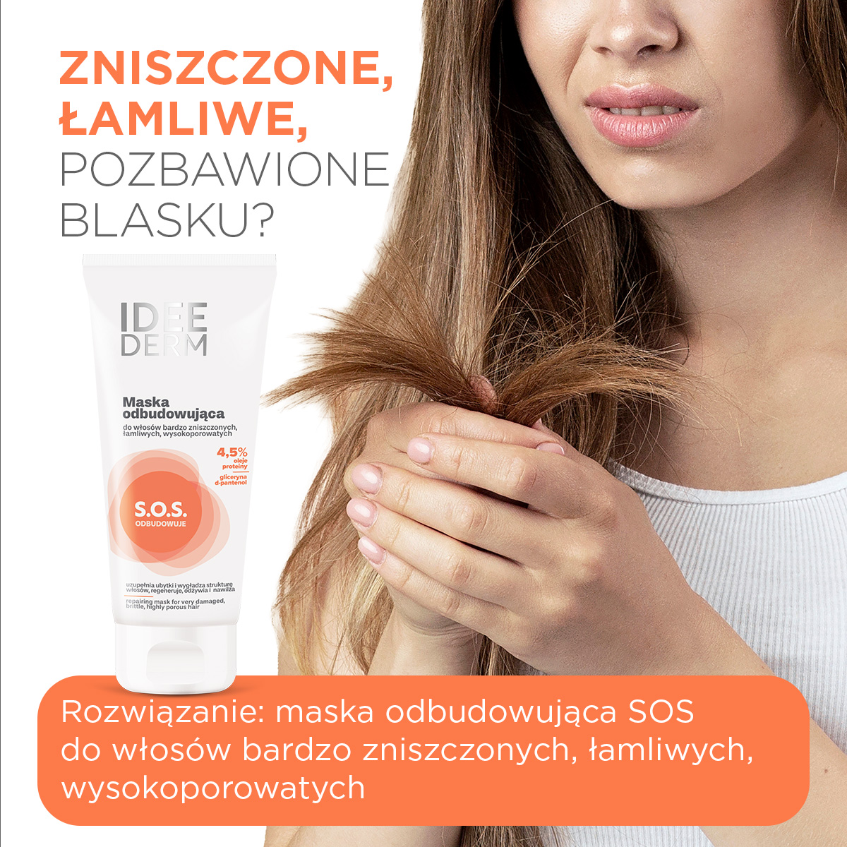 Idee Derm, maska odbudowująca, 200 ml