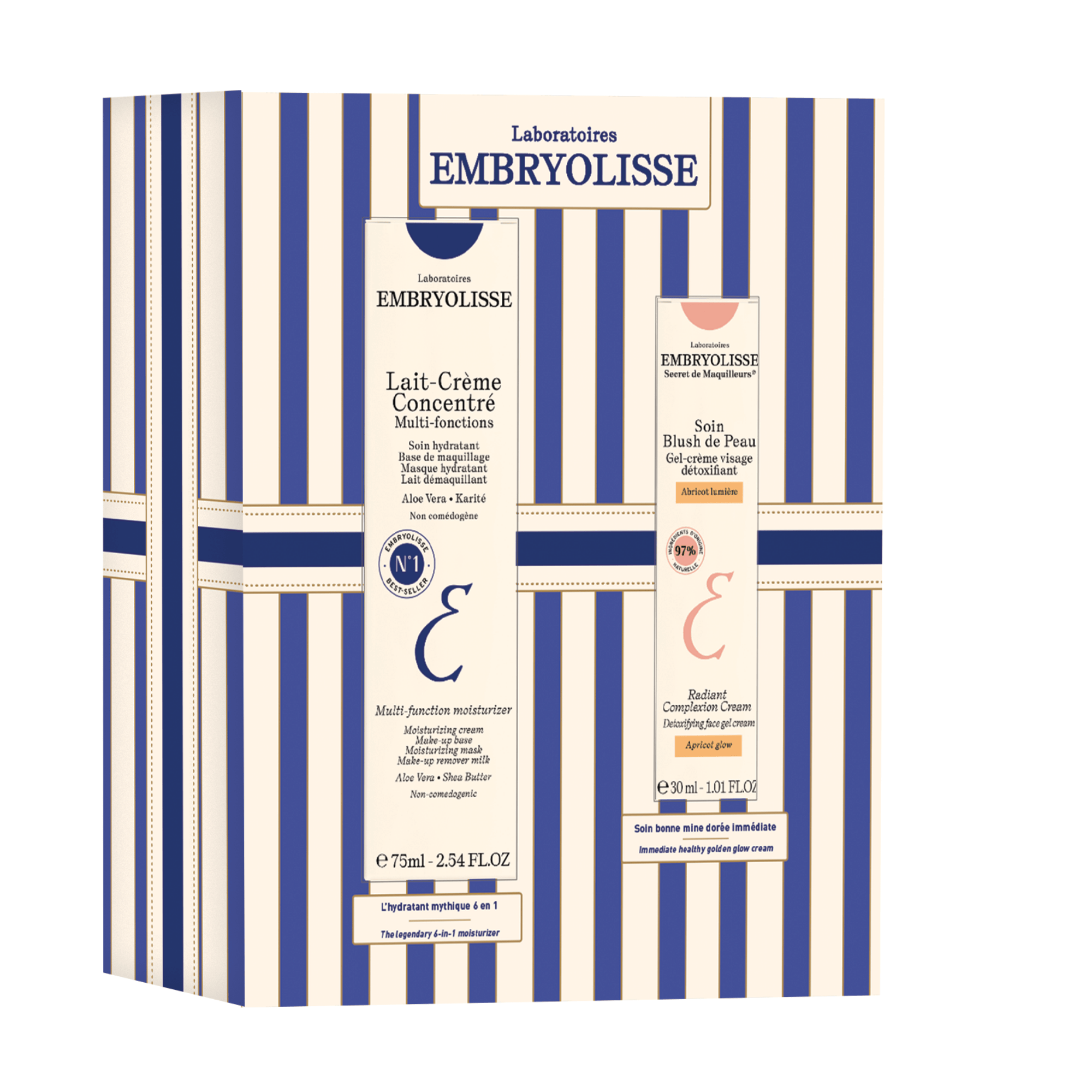 Embryolisse, Love Gift Set 2025: krem odżywczo-nawilżający 75 ml, krem-żel detoksykująco-upiększający- apricot glow 30 ml zdjęcie