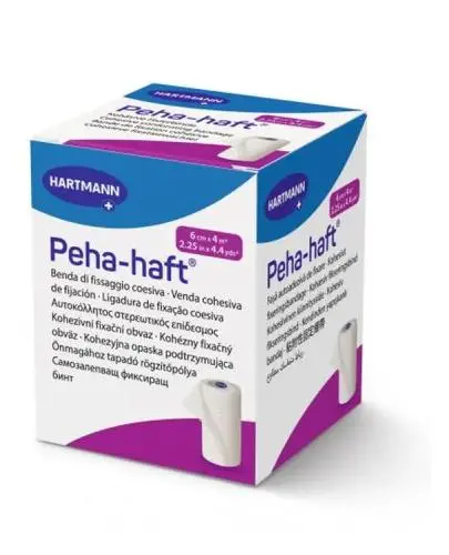 Peha-Haft, Bandaż samomocujący 6 cm x 4 m, 1 sztuka zdjęcie