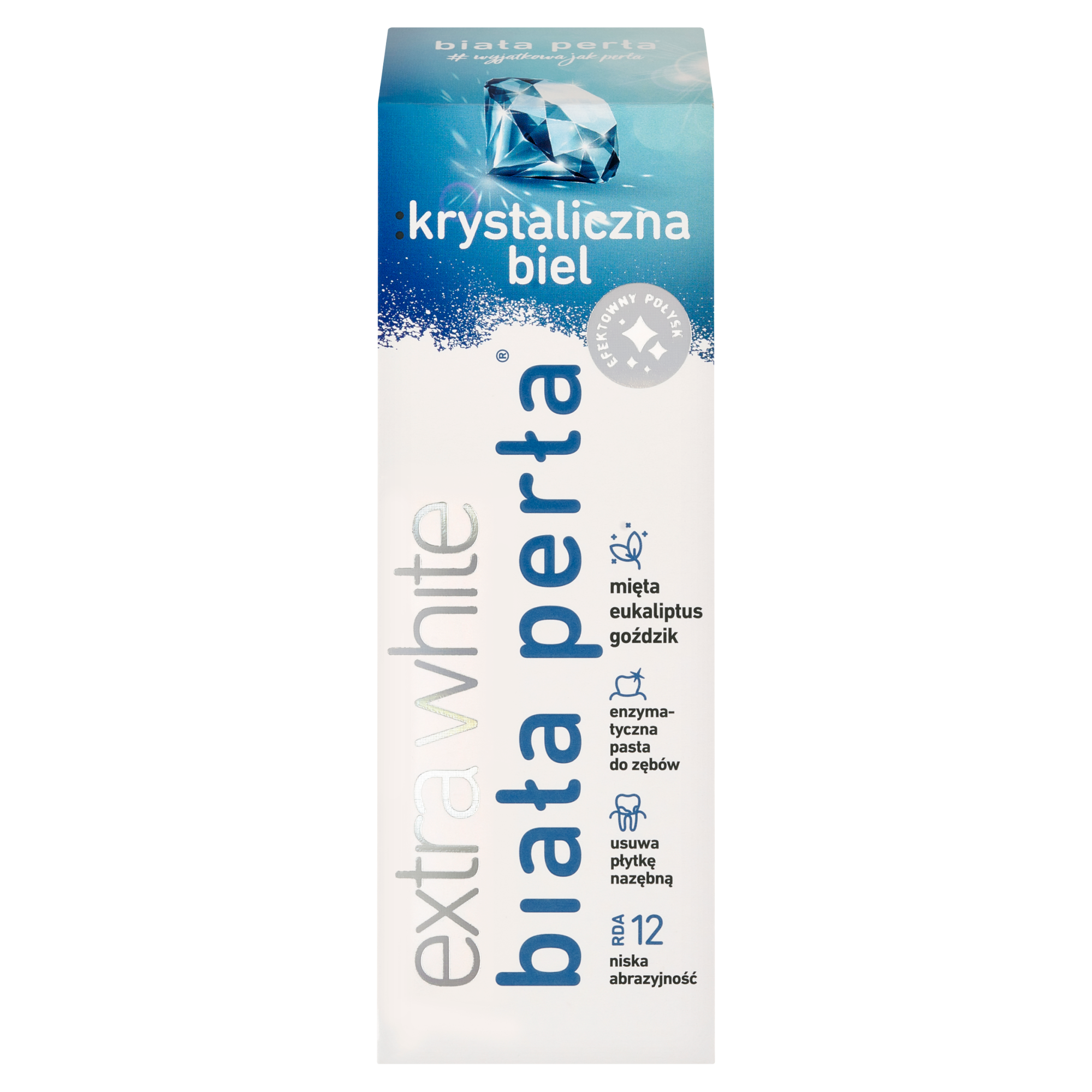 BIAŁA PERŁA PLUS KRYSTALICZNA BIEL Pasta do zębów - 75 ml zdjęcie
