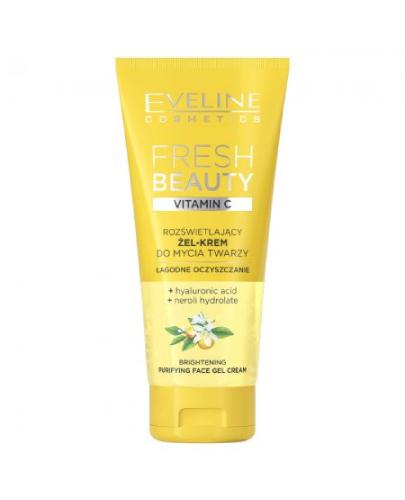 Eveline Fresh Beauty Rozświetlający żel krem do mycia twarzy Witamina C, 150 ml zdjęcie