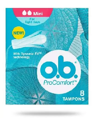 OB ProComfort Mini tampony higieniczne 8 sztuk zdjęcie