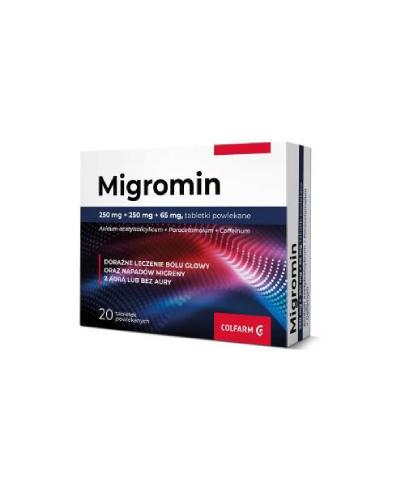 Migromin 20 tabletek zdjęcie