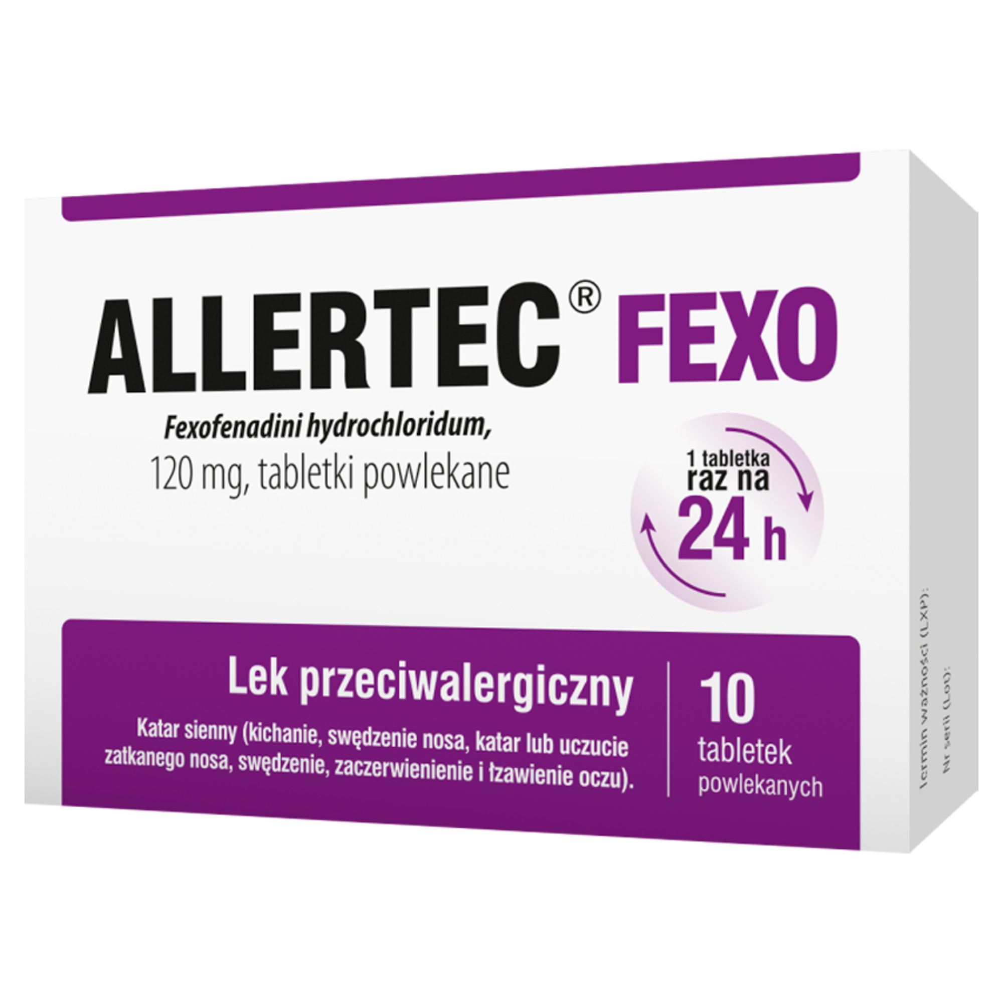Allertec Fexo 120 mg 10 tabletek powlekanych zdjęcie