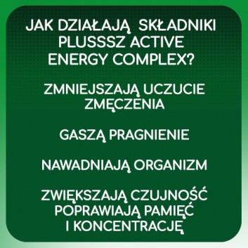 Plusssz Active 100% Energy Complex 20 tabletek musujących