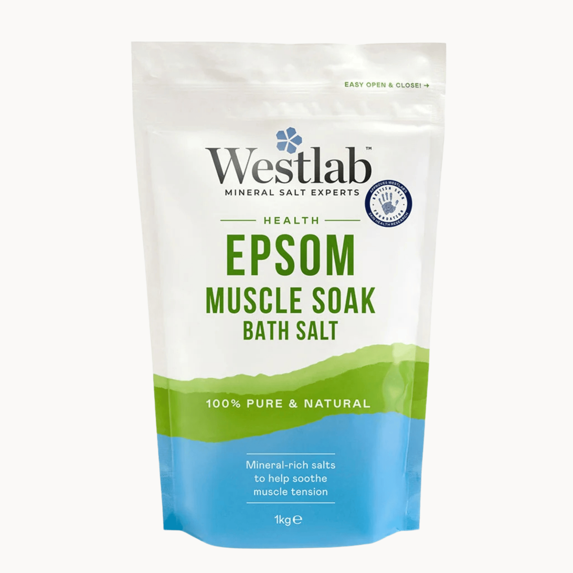 WESTLAB Odświeżająca sól Epsom do kąpieli, 1 kg zdjęcie