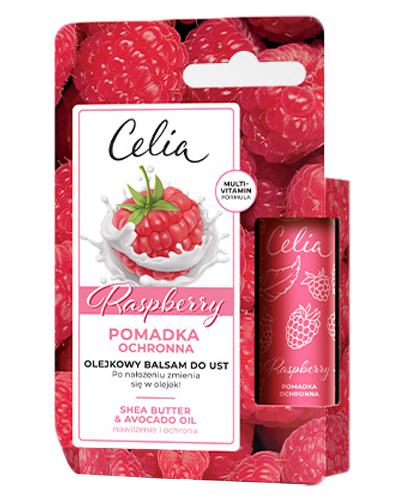 Celia Raspberry Pomadka ochronna Olejkowy balsam do ust, 1 szt., cena, opinie, wskazania zdjęcie