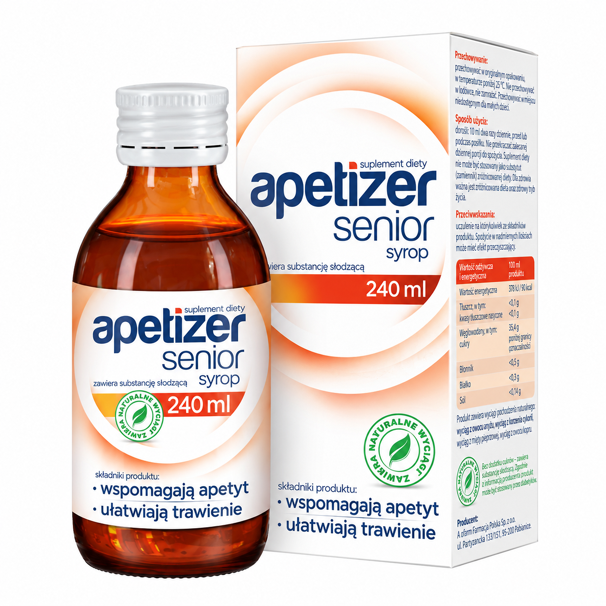 Apetizer Senior, syrop, 240 ml zdjęcie