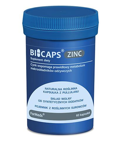 BICAPS ZINC - 60 kaps. zdjęcie