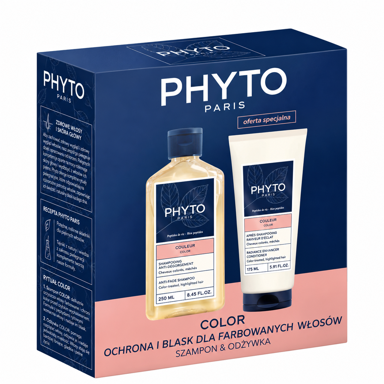 Phyto Zestaw Color szampon, 250 ml + odżywka, 175 ml zdjęcie