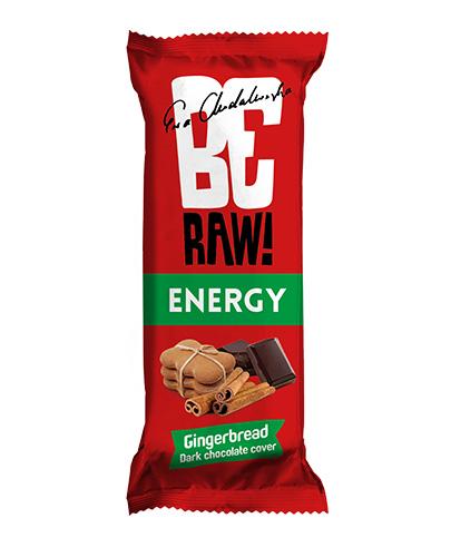 BeRAW! Energy, Baton energetyczny, piernik, 40 g zdjęcie
