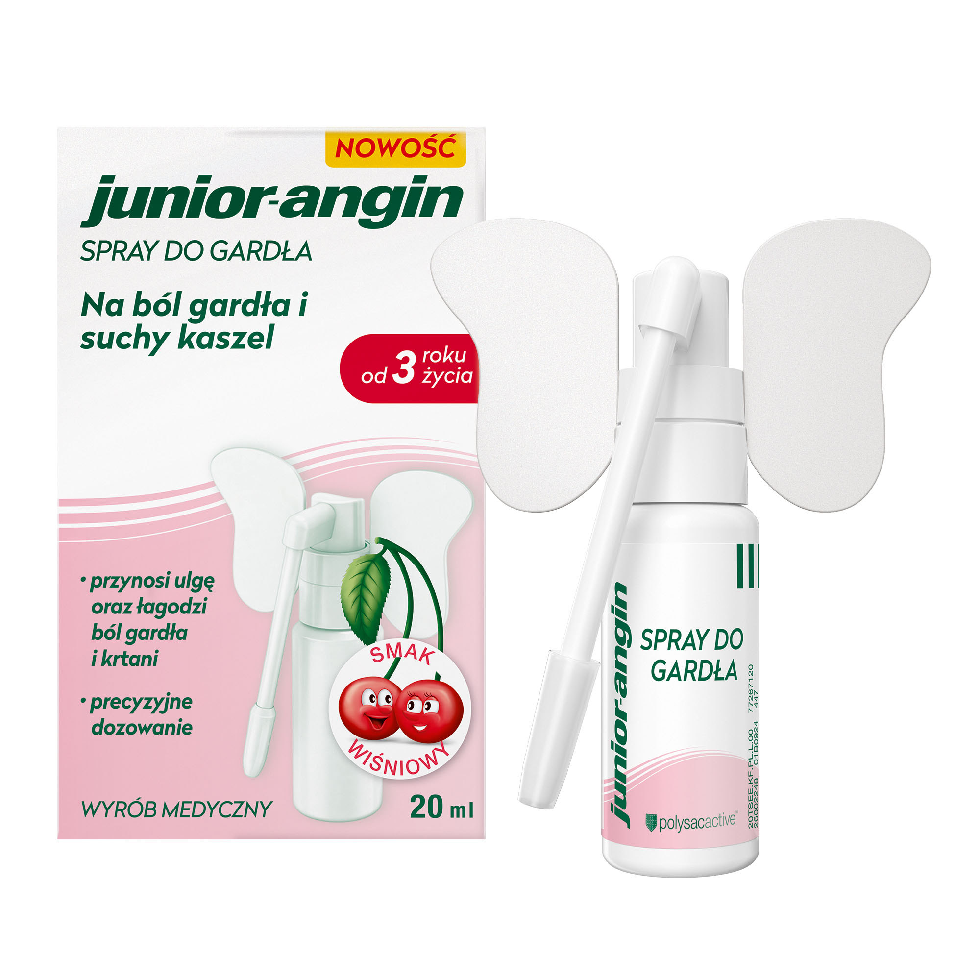 Junior-angin spray do gardła, 20 ml zdjęcie