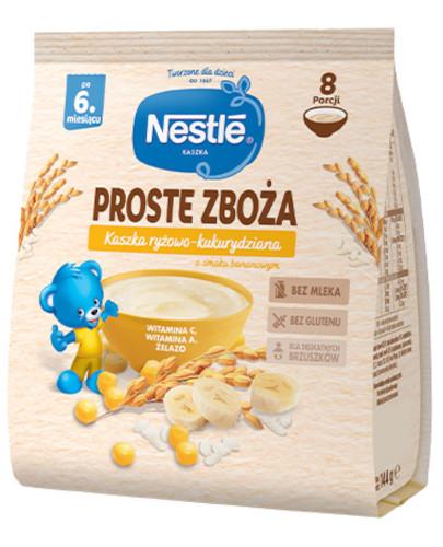 Nestlé Proste Zboża Kaszka ryżowo-kukurydziana o smaku bananowym po 6. miesiącu 144 g zdjęcie