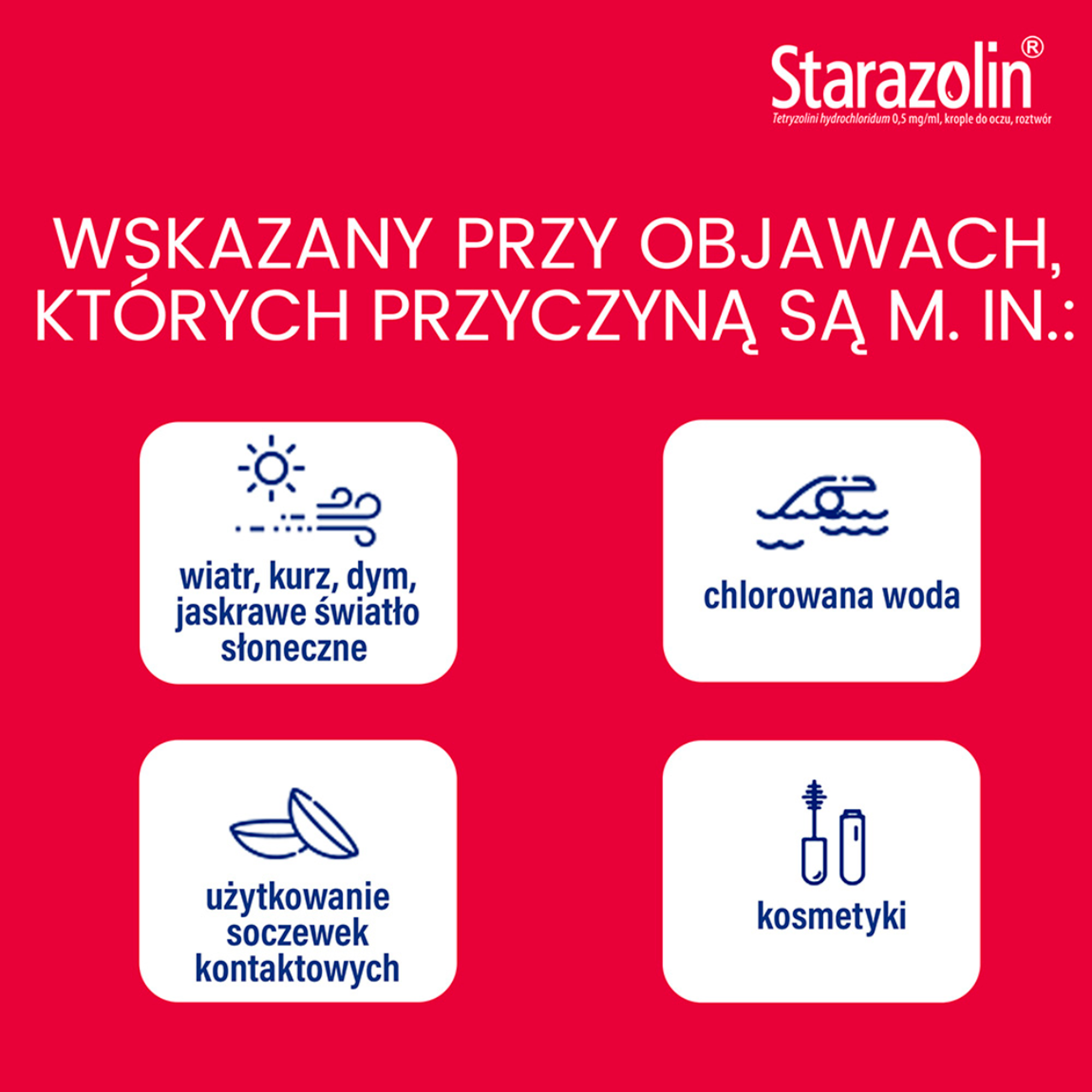 Starazolin 0,5 mg/ml krople do oczu 2 x 5 ml