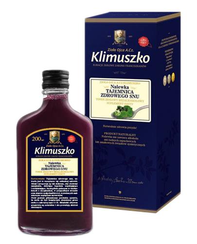Zioła Ojca Klimuszko Nalewka wspierająca wyciszenie i prawidłowy sen, 200 ml, cena, wskazania, opinie zdjęcie