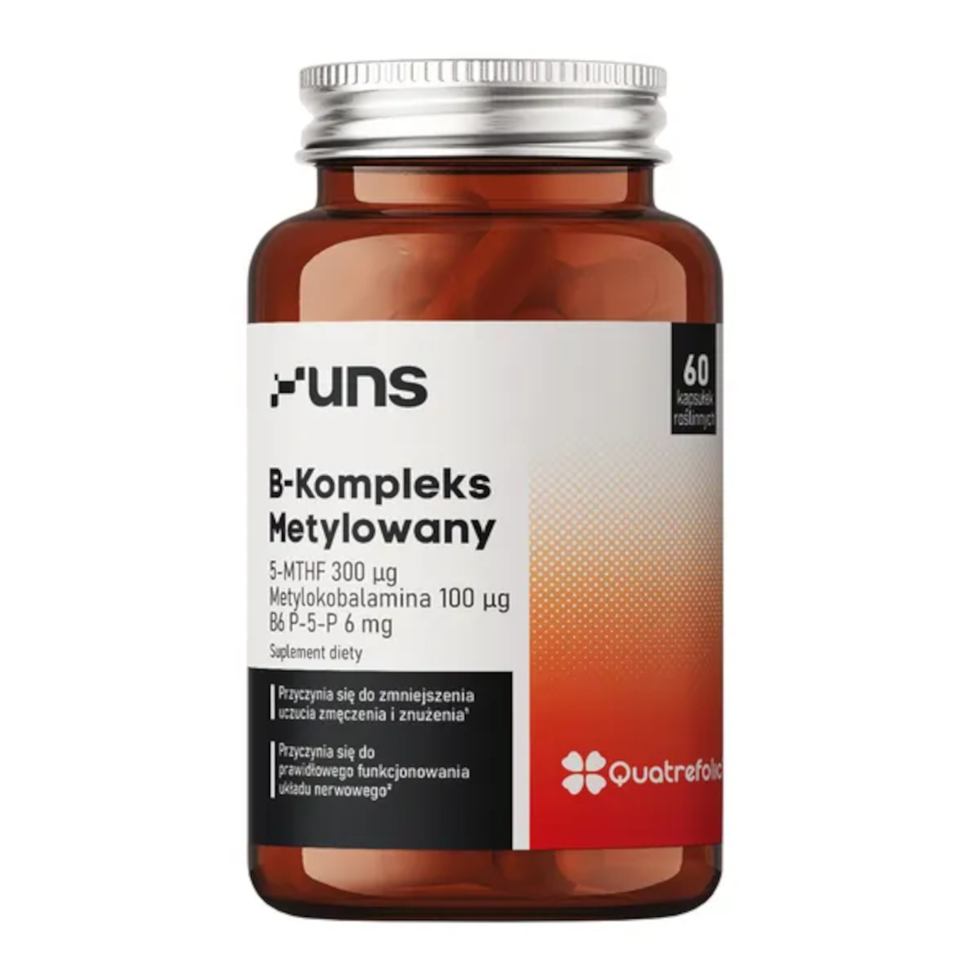 UNS B-Kompleks Metylowany, kapsułki, 60 sztuk zdjęcie
