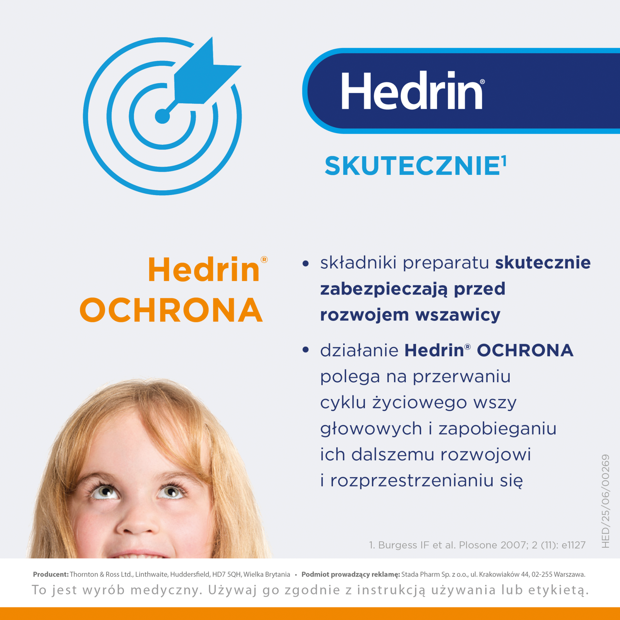Hedrin Ochrona Odżywka do włosów w sprayu, 100 ml
