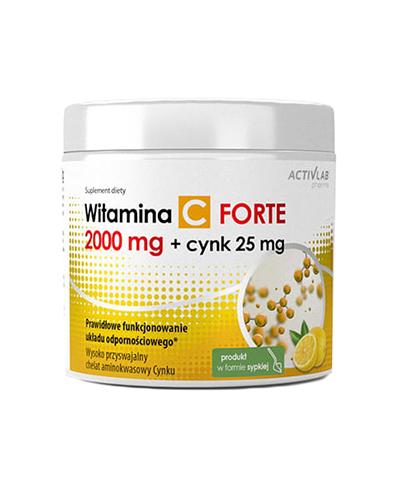 Activlab Witamina C Forte 2000 mg + Cynk 25 mg - 500 g - cena, opinie, wskazania zdjęcie