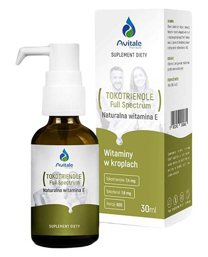 Avitale Tokotrienole Full Spectrum, 30 ml, wskazania zdjęcie