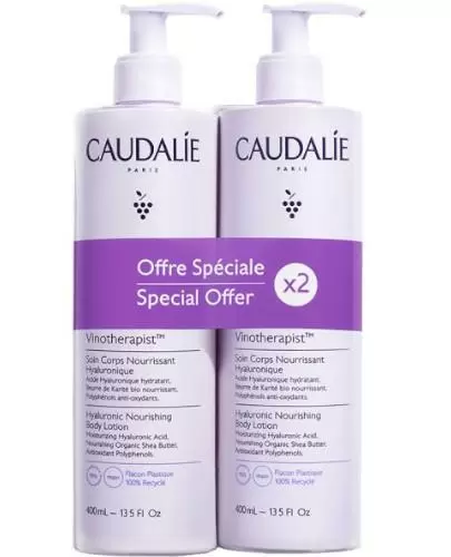 Caudalie Vinotherapist balsam do ciała z kwasem hialuronowym 2 x 400 ml [DWUPAK] zdjęcie