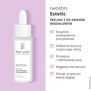 Iwostin Serum peelingujące z 5% kwasem migdałowym, 30 ml