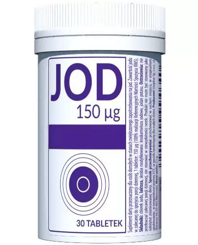 Uniphar Jod 150 µg 30 tabletek zdjęcie