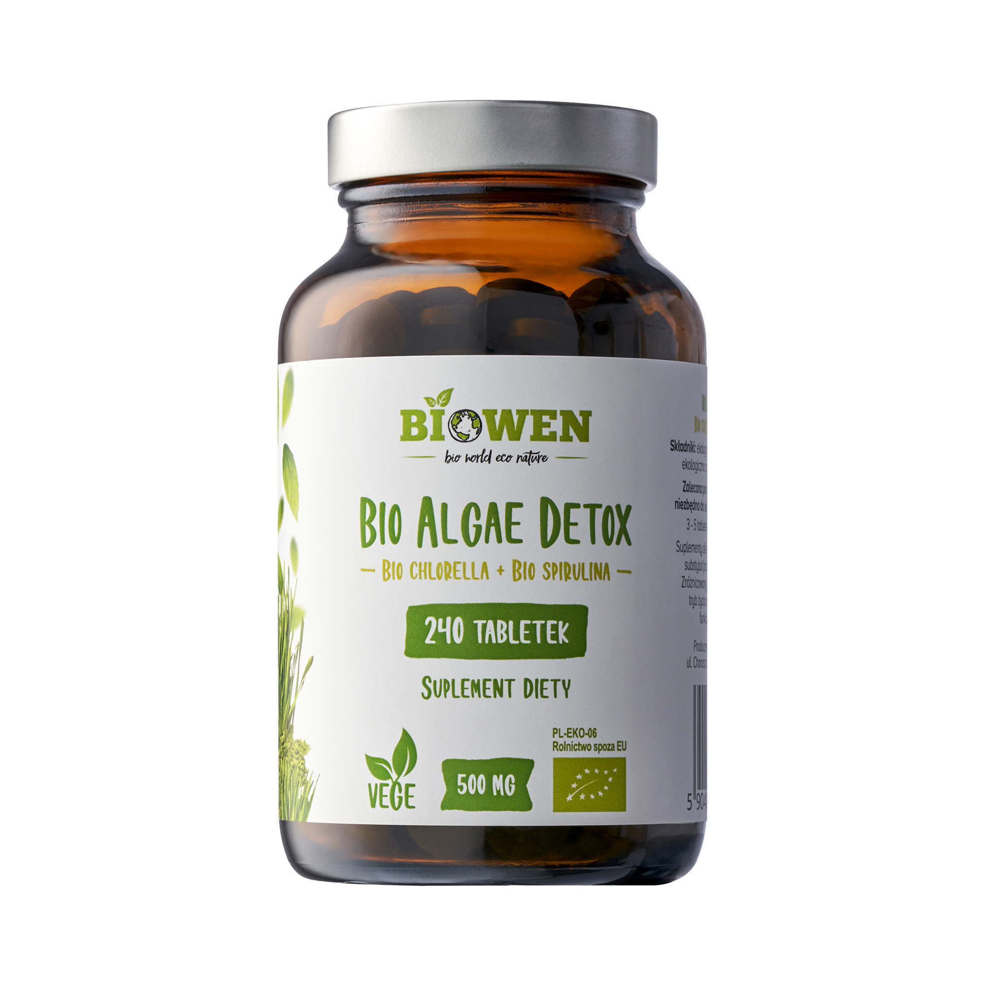 Biowen, Bio Algae Deotx, tabletki, 240 sztuk zdjęcie