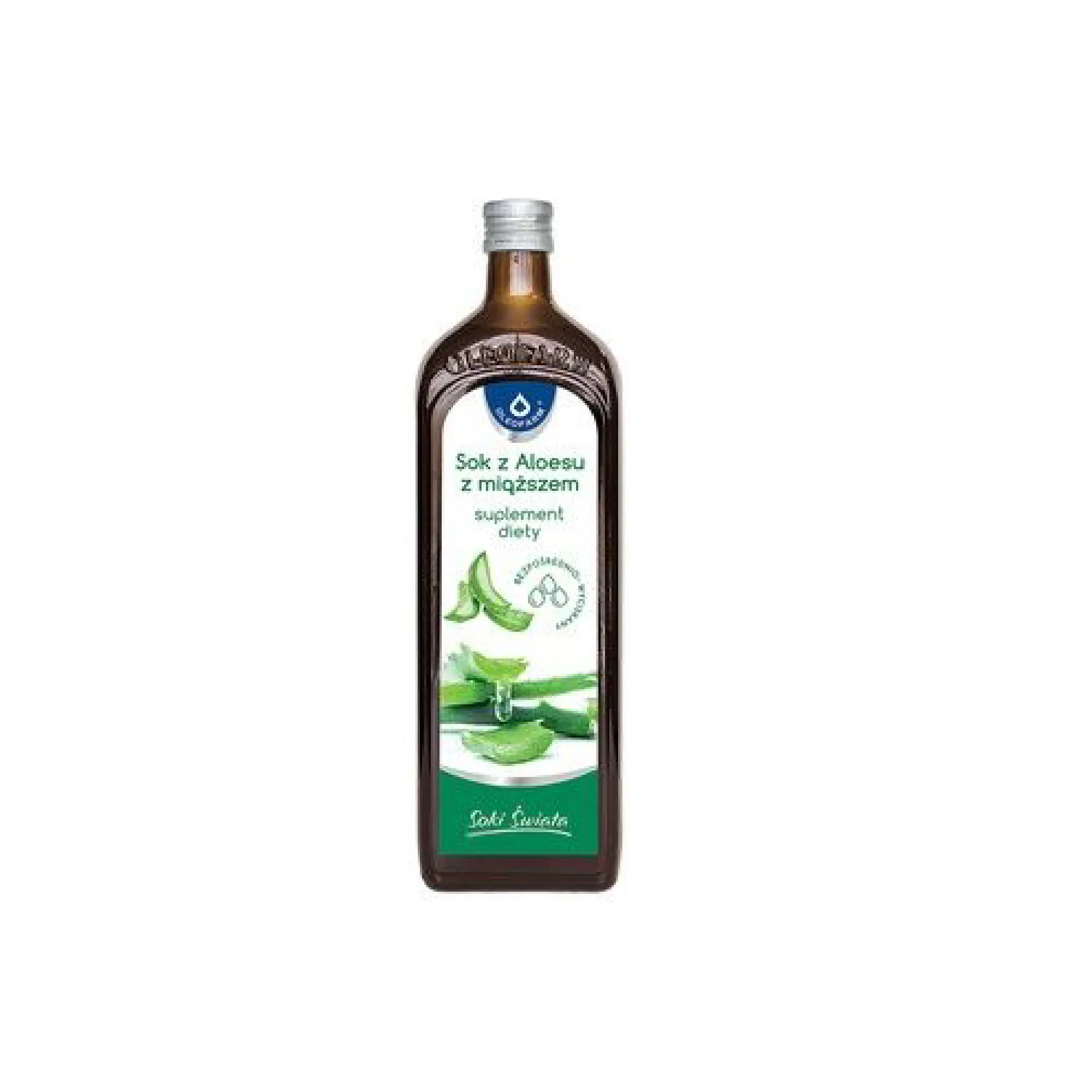 Oleofarm, Sok z Aloesu z miąższem, 1000 ml zdjęcie