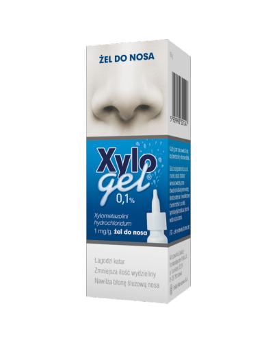 Xylogel, 0,1%, żel do nosa w butelce z dozownikiem, 10 g zdjęcie