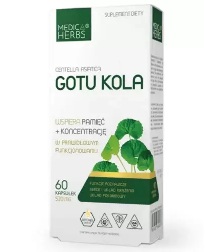 Medica Herbs Gotu Kola 60 kapsułek zdjęcie