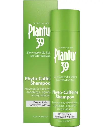 Plantur39, Phyto-Caffeine Shampoo, szampon do cienkich łamliwych włosów, 250 ml zdjęcie