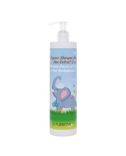 Azeta Bio organiczny, szampon i płyn do mycia ciała 2w1 dla dzieci z ekstraktem z aloesu, 500 ml zdjęcie
