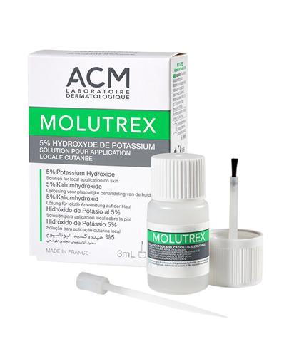ACM Molutrex 5% -  3 ml - na wirusa brodawki Molluscum contagiosum - cena, stosowanie zdjęcie