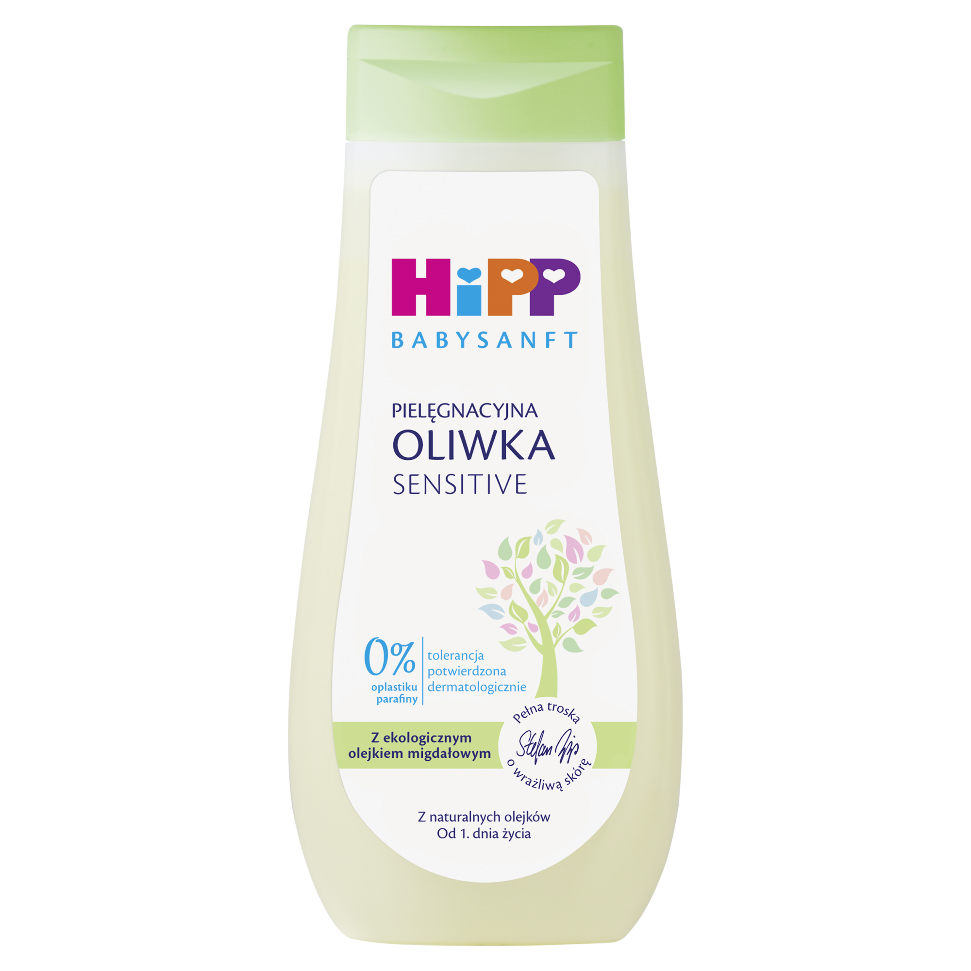 HiPP Babysanft Sensitive oliwka pielęgnacyjna 200 ml zdjęcie