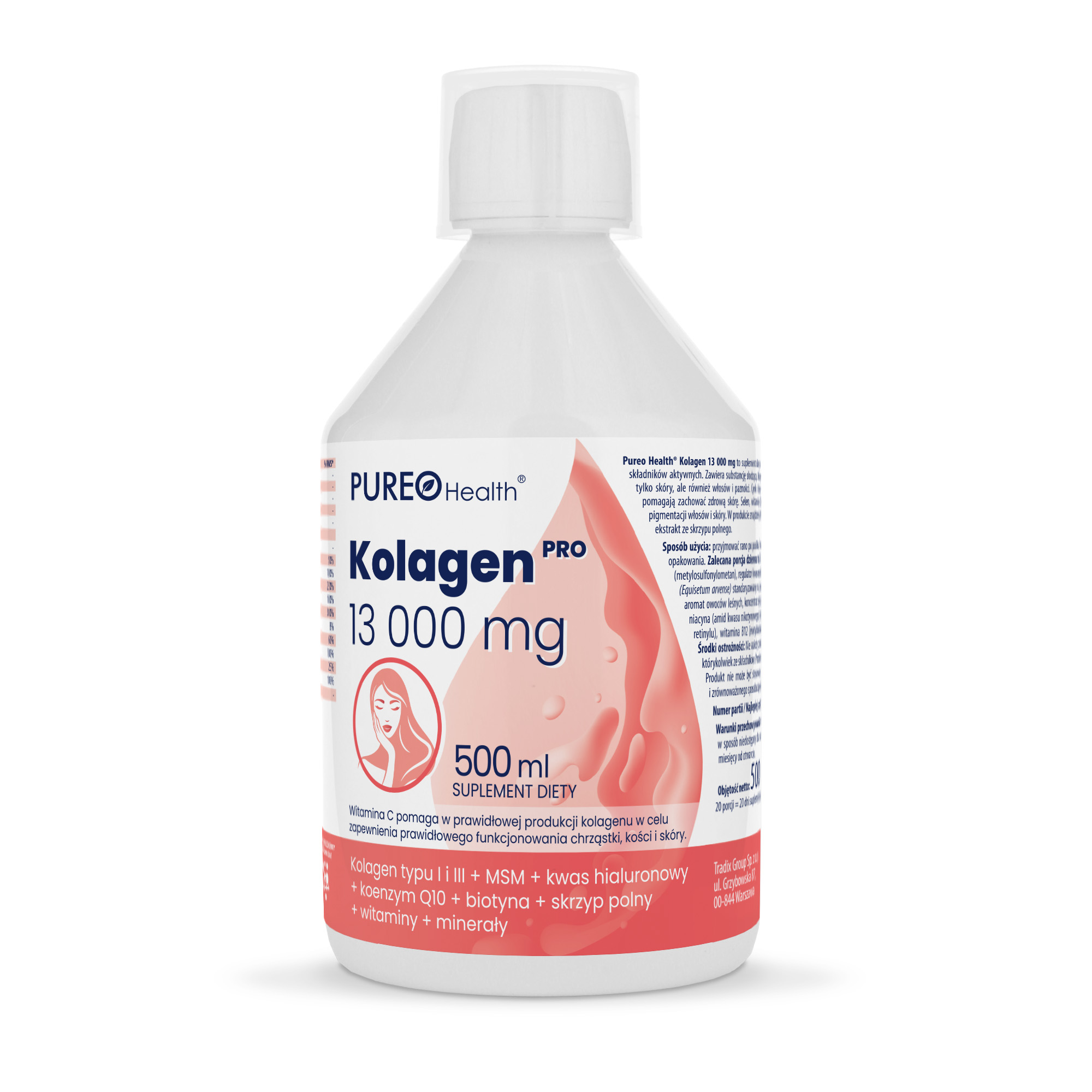Pureo Health Kolagen pro 13 000 mg, 500 ml zdjęcie