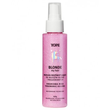 Yope Blonde my hair mgiełka rozświetlająca do włosów blond i rozjaśnianych 100 ml