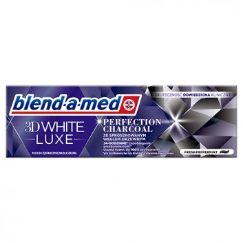 Blend-a-med Pasta 3D White Luxe Charcoal, 75 ml