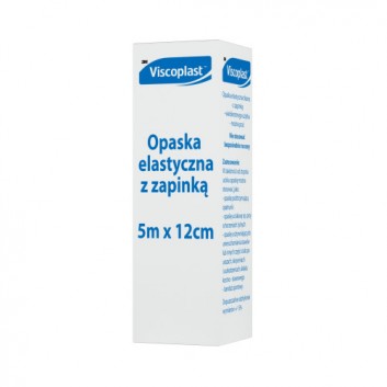 VISCOPLAST OPASKA ELASTYCZNA Z ZAPINKĄ 5 m x 12 cm - 1 szt.