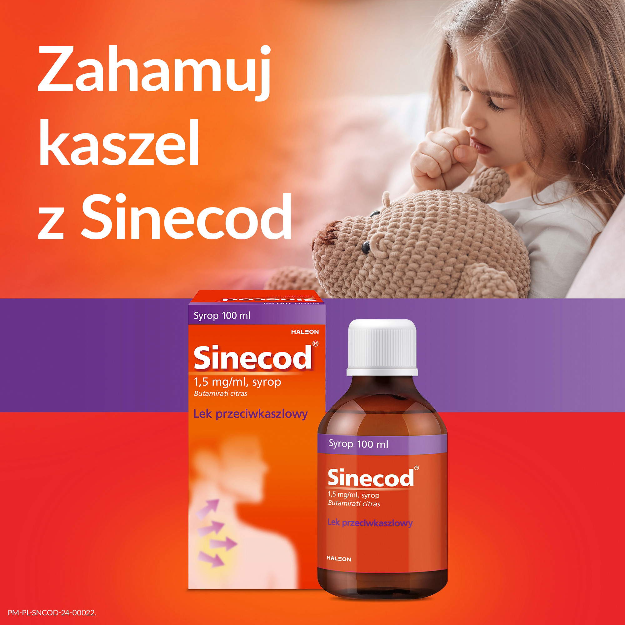 Sinecod 1,5 mg/ml syrop 100 ml