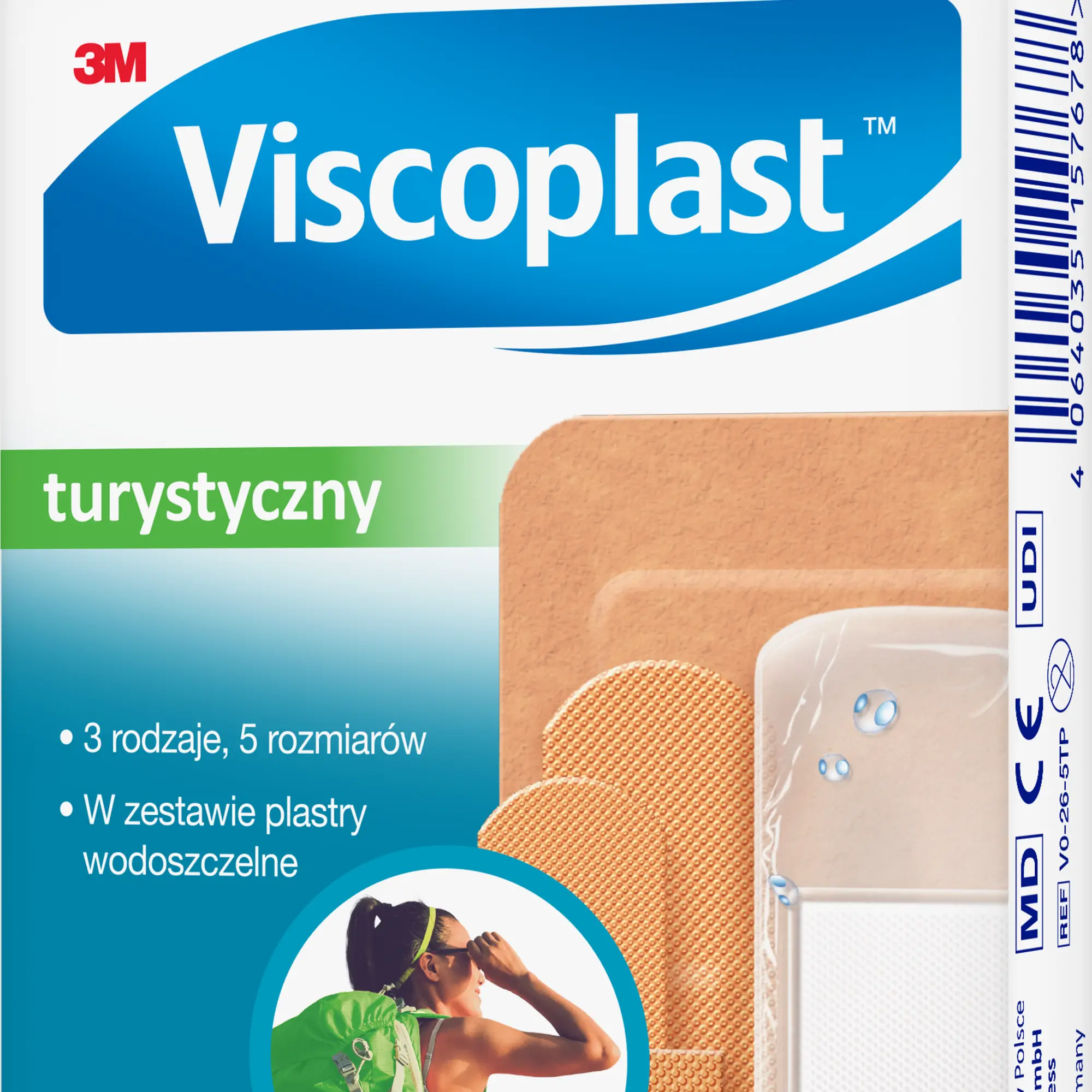 Viscoplast Turystyczny zestaw plastrów 26 sztuk