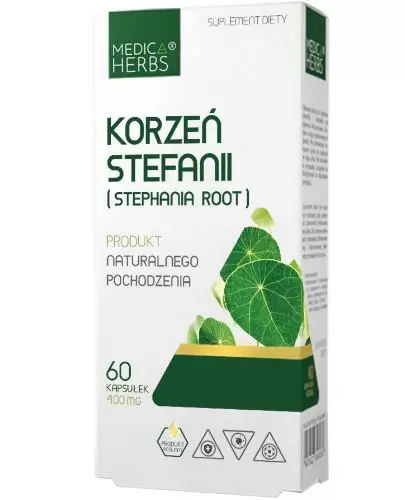 Medica Herbs Korzeń Stefanii (Stephania Root) 60 kapsułek zdjęcie