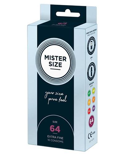 Mister Size Prezerwatywy 64 mm, 10 szt., cena, wskazania, właściwości zdjęcie