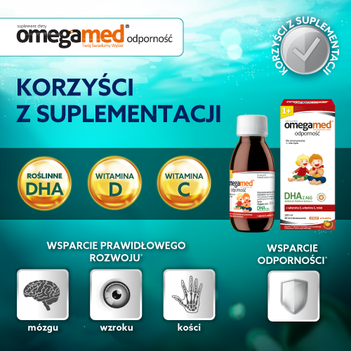 Omegamed Odporność 1+, syrop, 140 ml