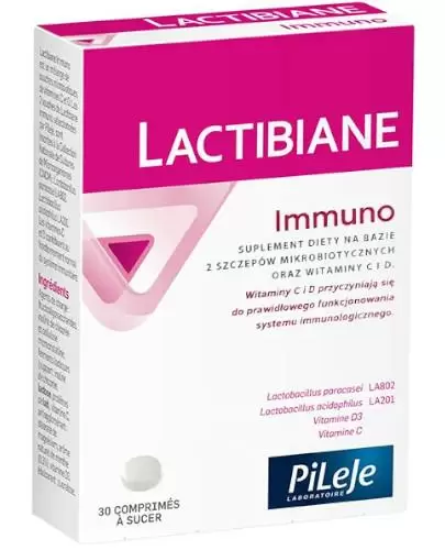 Lactibiane Immuno, 30 tabl. do ssania, cena, opinie, stosowanie zdjęcie