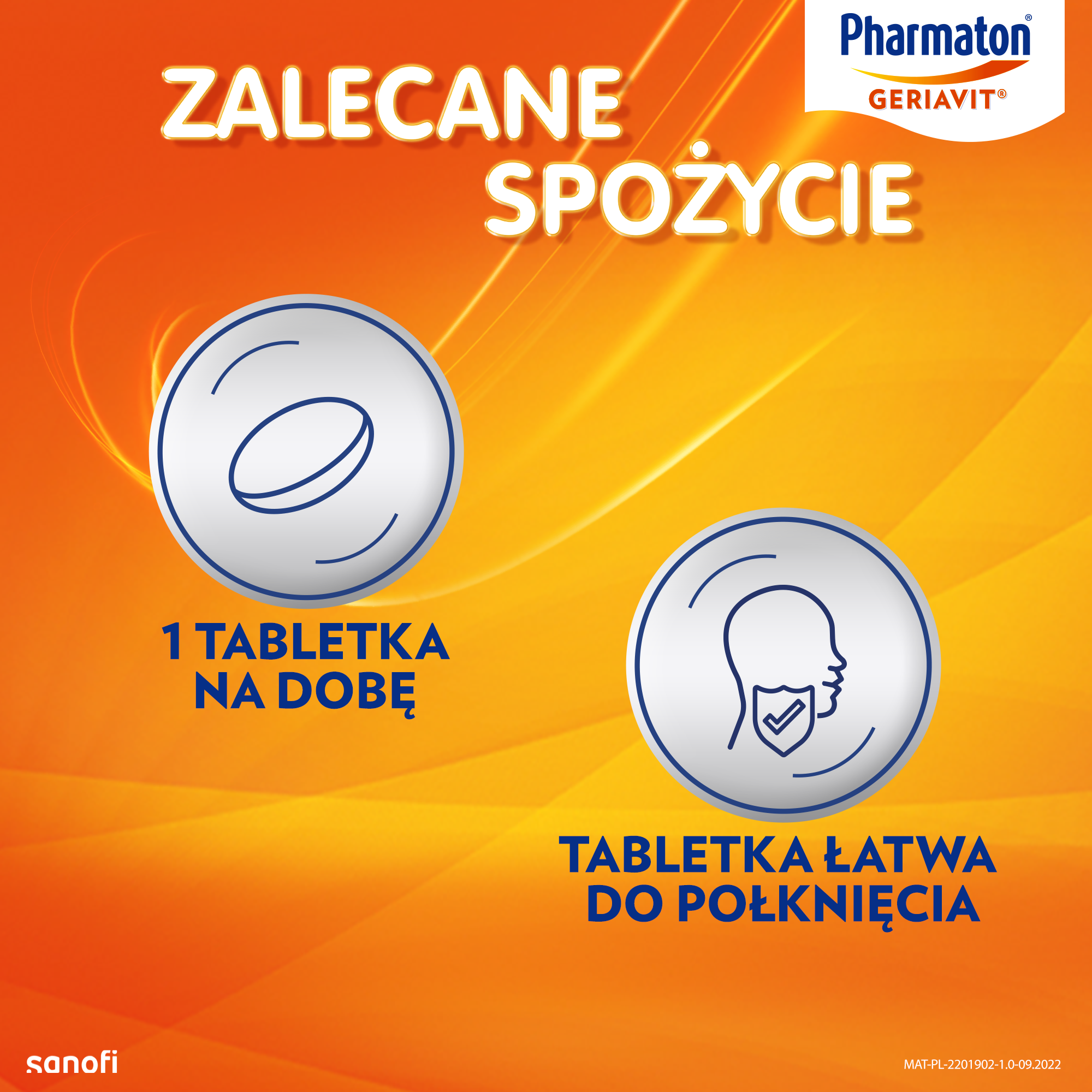 Pharmaton Geriavit, tabletki powlekane, 100 sztuk