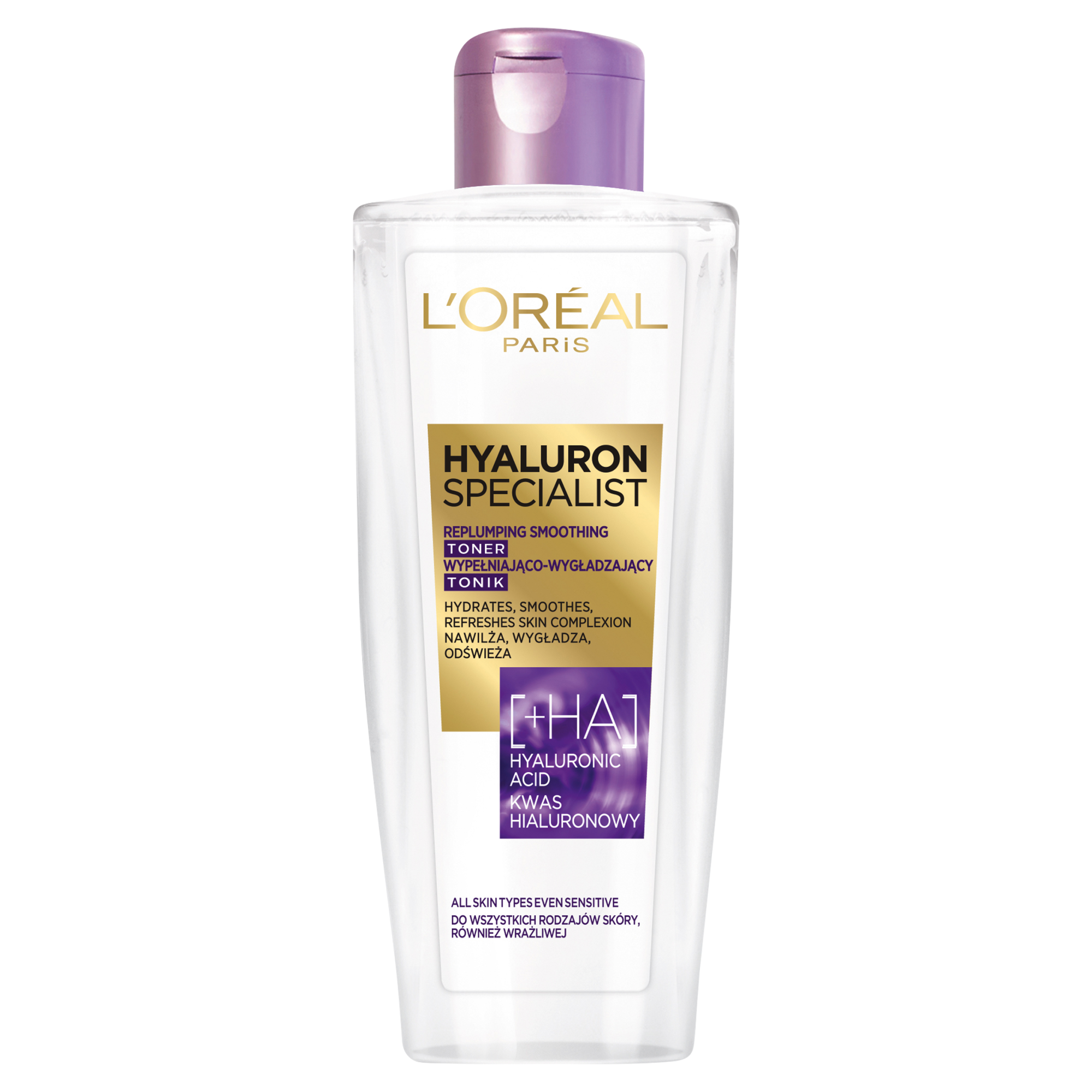 L'Oreal Hyaluron Specialist Wypełniający przez nawilżenie, wygładzający tonik - 200 ml - cena, opinie, działanie zdjęcie